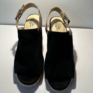 Size 9 LifeStride Memory Foam Flex Sandal Black